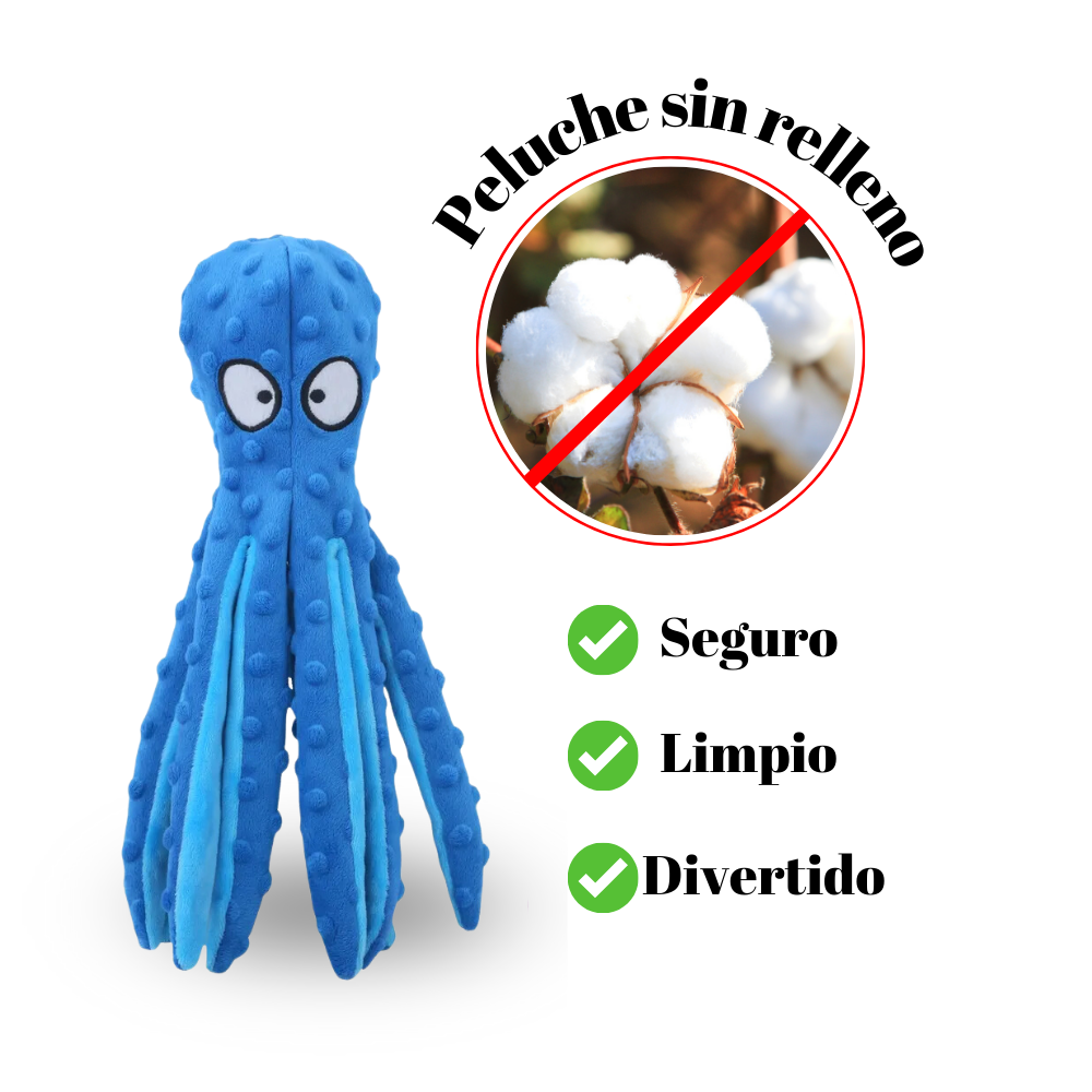 Juguete Para Perro Pulpo De Peluche